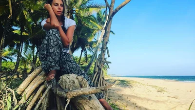 Джамала набиралась сил для Евровидения 2016 на Шри-Ланке