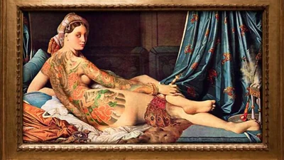 Якби персонажі знаменитих картин мали тату