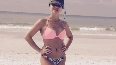 Лиля Подкопаева провела отпуск за океаном