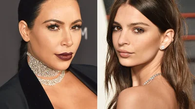 Ким Кардашьян и Эмили Ратажковски опубликовали селфи топлес