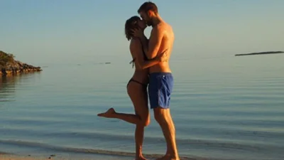 Тейлор Свифт и Кельвин Харрис отдыхают на тропическом острове