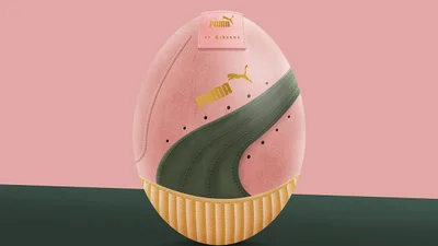 Моделі стильних кросівок перетворилися на великодні яйця