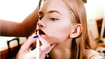 Трендовый макияж с показа Litkovskaya