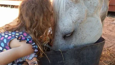 Маленька дівчинка доглядає за тваринами і це неймовірно мило