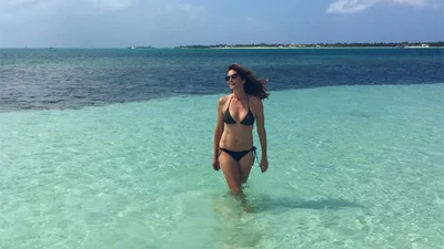 Модель Сінді Кроуфорд показала свій відпочинок на Багамах