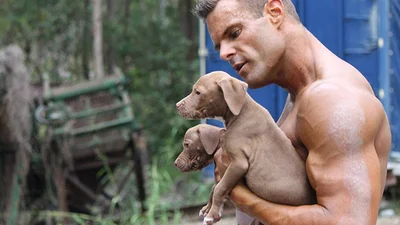 Сексі пожежники знялись для благодійної фотосесії з цуценятами