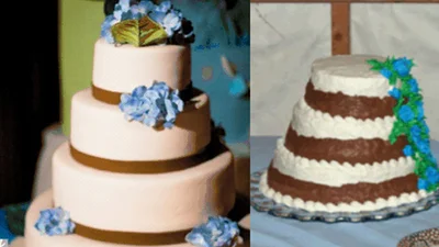 Весільний торт: очікування та реальність