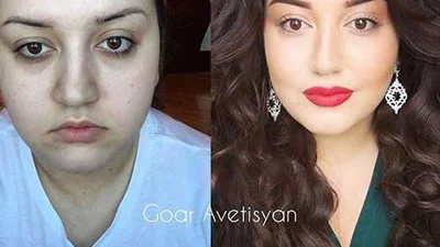 Чудеса косметики: жінки до і після макіяжу