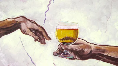 Художник додає пиво до світових шедеврів в мистецтві 