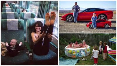 Батьки і діти: сімейні фотографії, які змусять вас посміхнутись