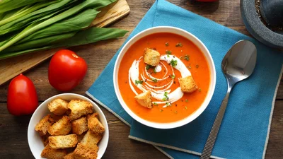 Рецепт літнього супу - гаспачо