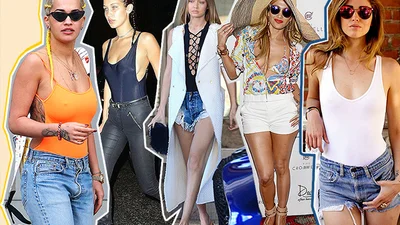 Уроки стилю: зірки вчать, як носити купальники в місті