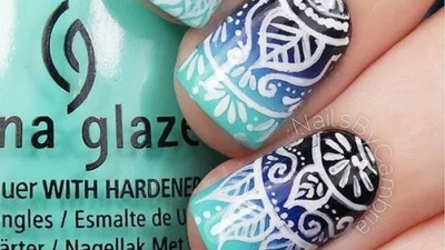 30 ідей для стильного мехенді-манікюру