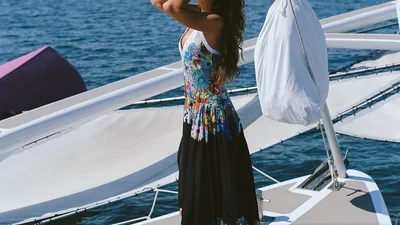 Анна Сєдокова насолоджується останніми днями літа