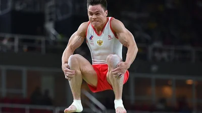 Кумедні лиця олімпійських гімнастів під час виступу