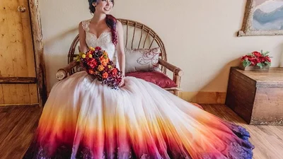 Весільний тренд: сукня-градієнт, яка зробить ваше весілля яскравим