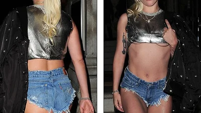 Свободу соскам: Леді ГаГа прогулялась у відвертому наряді