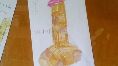 Дитячі малюнки, на яких зображено не те, що ви подумали