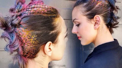 Модний тренд сезону: графіті на волоссі