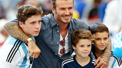 Девід Бекхем влаштував парубоцький вечір з синами