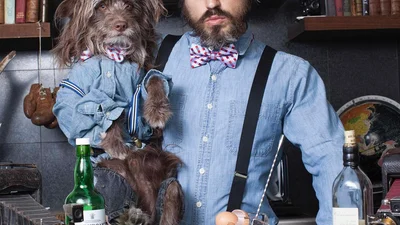 #інстаграмдня: гарячий хлопець з собакою в однакових нарядах