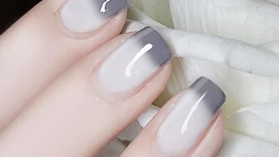 45 ідей для стильного сірого манікюру