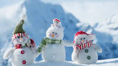 Веселі картинки, які допоможуть зліпити свого унікального сніговика