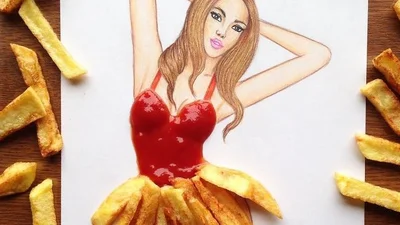 Fashion-ілюстратор створює круті сукні із підручних матеріалів