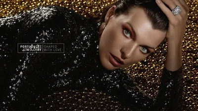 Мілла Йовович знялась в розкішній ювелірній фотосесії