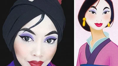 Дісней у Хіджабі: казкові перевтілення талановитої візажистки