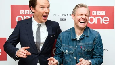 Бенедикт Камбербетч і Мартін Фрімен повеселили прихильників