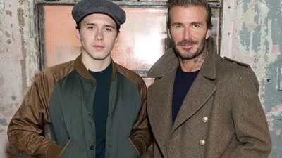 Вікторія і Бруклін Бекхем відвідали презентацію колекції зіркового татка