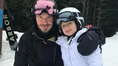 Сімейство Бекхемів невдало відпочило на лижах в Канаді
