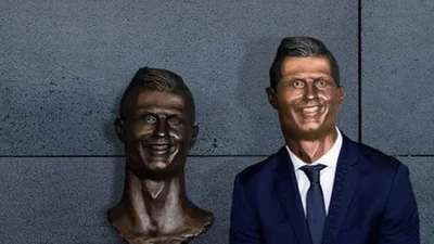 Смішно і страшно: недолугий пам'ятник Кріштіану Роналду сколихнув мережу