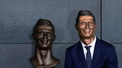 Смішно і страшно: недолугий пам'ятник Кріштіану Роналду сколихнув мережу