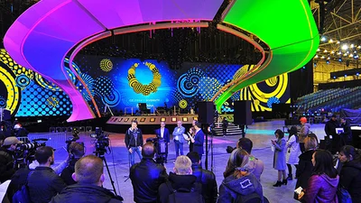 Приголомшливе видовище: організатори показали, як виглядає сцена Євробачення-2017