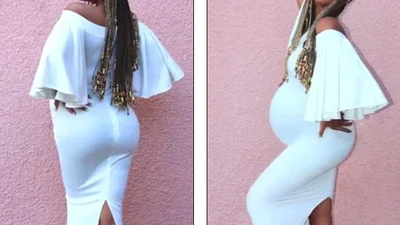 Вагітна Бейонсе вигуляла екстравагантну сукню