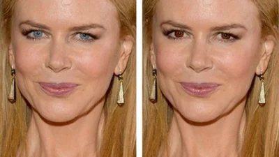 Експеримент: як виглядатимуть зірки з іншим кольором очей