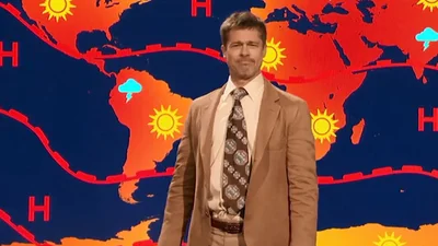 Життя з чистого аркуша: Бред Пітт став ведучим прогнозу погоди