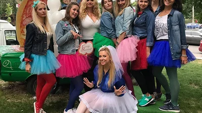 Кохана Мірзояна Тоня Матвієнко влаштувала яскраву вечірку перед весіллям