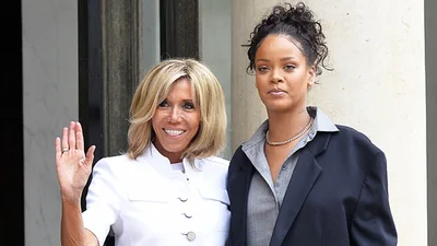 Рианна опозорилась своей одеждой при встрече с первой леди Франции