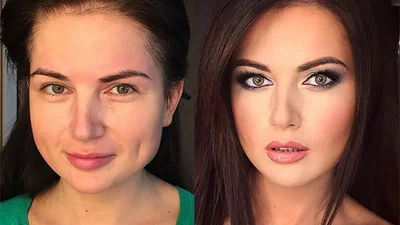 Удивительные превращения, или как девушек можно не узнать после работы визажиста