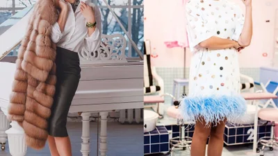 Лилия Ребрик и Катя Осадчая появились на светских мероприятиях в одинаковых платьях