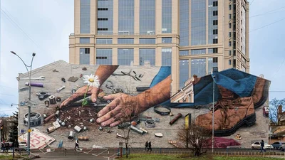 Пишаємось: київський мурал визнали одним з найкращих у світі