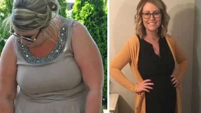 Мотивация: девушка показывает, как выглядела до и после похудения
