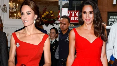 12 моментов, когда Меган Маркл и Кейт Миддлтон одевались одинаково