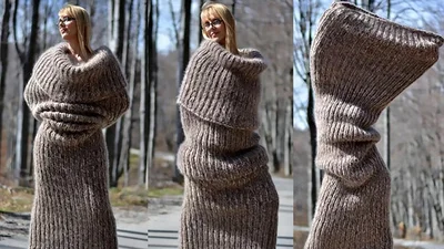 Платье-шарф: дизайнерское чудо, которое никто никогда не захочет одеть