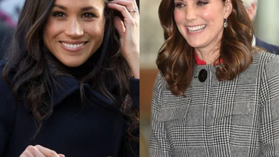 Меган Маркл и Кейт Миддлтон побывали на рождественском ланче Елизаветы II (фото)