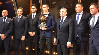 Кріштіану Роналду вп'яте назвали найкращим футболістом року