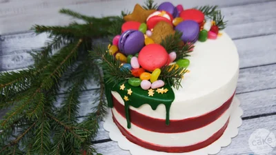 Новый год 2018: великолепные идеи дизайна праздничного торта